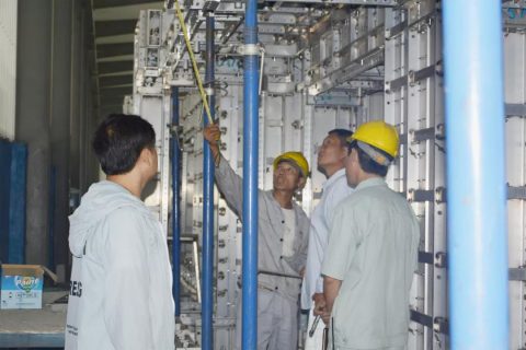 恭贺太阳集团tyc5997铝模板房山项目顺利通过出厂验收!